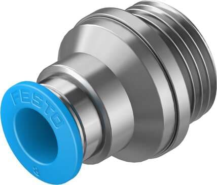 Festo 186111 push-in fitting QS-G3/8-8-I male thread with internal hexagon socket. Size: Standard, Nominal size: 6,3 mm, Type of seal on screw-in stud: Sealing ring, Assembly position: Any, Container size: 10 Festo 186111 push-in fitting QS-G3/8-8-I male thread with internal hexagon socket. Size: Standard, Nominal size: 6,3 mm, Type of seal on screw-in stud: Sealing ring, Assembly position: Any, Container size: 10