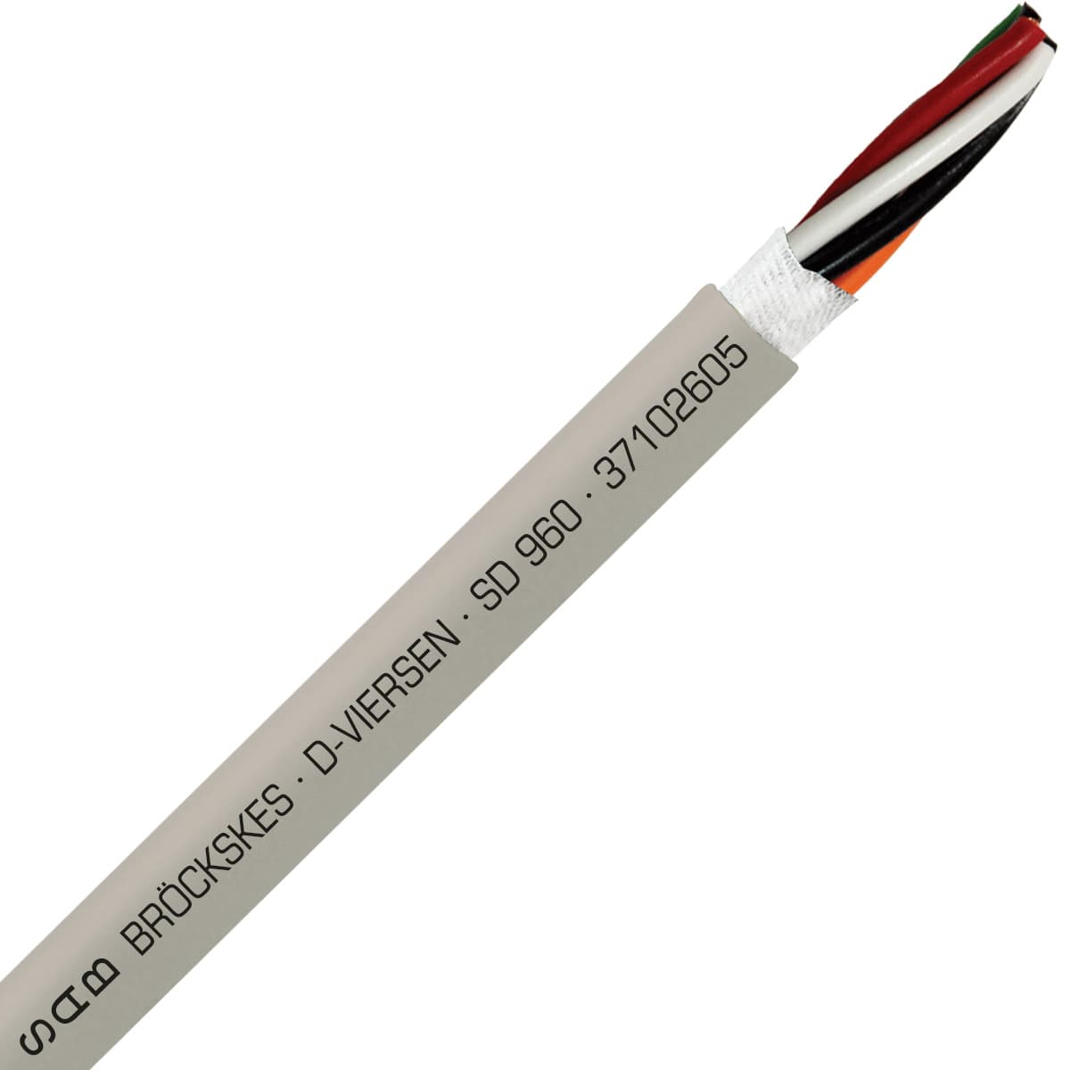 SAB 37102605 SD 960 - 26 AWG/5c, oil resistant, continuous flex PVC data and communication cable, UL, CE, RoHS SAB 37102605 SD 960 - 26 AWG/5c, oil resistant, continuous flex PVC data and communication cable, UL, CE, RoHS