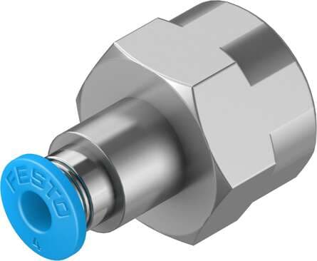 Festo 190650 push-in fitting QSF-1/4-4-B female thread with external hexagon. Size: Standard, Nominal size: 3 mm, Type of seal on screw-in stud: coating, Assembly position: Any, Container size: 10 Festo 190650 push-in fitting QSF-1/4-4-B female thread with external hexagon. Size: Standard, Nominal size: 3 mm, Type of seal on screw-in stud: coating, Assembly position: Any, Container size: 10