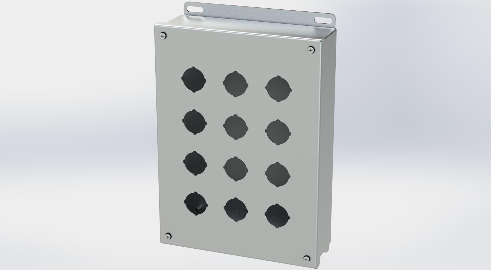 Saginaw Control SCE-12PBSS S.S. PB Enclosure, Height:11.75", Width:8.50", Depth:3.00", #4 brushed finish on all exterior surfaces. Saginaw Control SCE-12PBSS S.S. PB Enclosure, Height:11.75", Width:8.50", Depth:3.00", #4 brushed finish on all exterior surfaces.