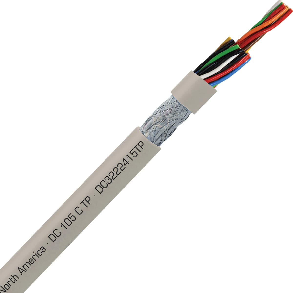 SAB DC3222415TP DC 105 C TP - 24 AWG/15pr, shielded flexible oil resistant data pair cable, UL, CSA, CE, RoHS SAB DC3222415TP DC 105 C TP - 24 AWG/15pr, shielded flexible oil resistant data pair cable, UL, CSA, CE, RoHS
