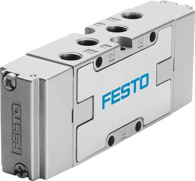 Festo 31310 pneumatic valve VL-5/3B-1/8-B 5/3-way function, centre position pressurised Valve function: 5/3 pressurised, Type of actuation: pneumatic, Width: 26 mm, Standard nominal flow rate: 1000 l/min, Operating pressure: -0,9 - 10 bar Festo 31310 pneumatic valve VL-5/3B-1/8-B 5/3-way function, centre position pressurised Valve function: 5/3 pressurised, Type of actuation: pneumatic, Width: 26 mm, Standard nominal flow rate: 1000 l/min, Operating pressure: -0,9 - 10 bar