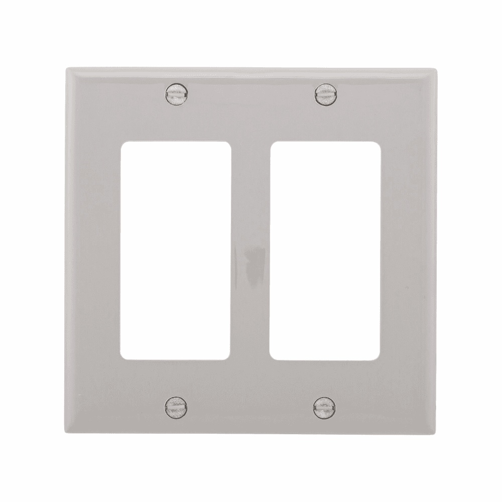 Eaton 5152GY-BOX 5152GY-BOX Eaton - Eaton Decorator / GFCI wallplate, Gray, Decorator Cutout, Nylon, Two- gang, Standard, ED Box Eaton 5152GY-BOX 5152GY-BOX Eaton - Eaton Decorator / GFCI wallplate, Gray, Decorator Cutout, Nylon, Two- gang, Standard, ED Box