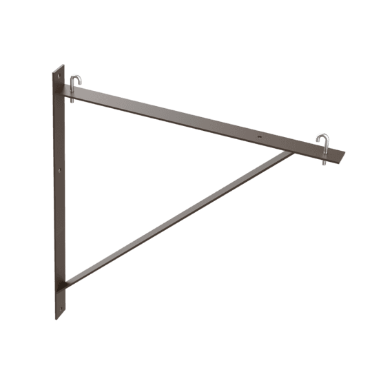 Hoffman LTSB24BLK Triangle Support Bracket Kit, fits 12.00, 18.00, 24.00, Black, Steel Hoffman LTSB24BLK Triangle Support Bracket Kit, fits 12.00, 18.00, 24.00, Black, Steel