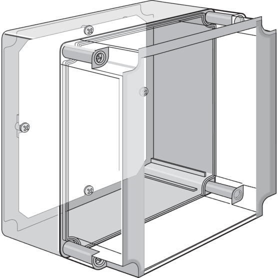 Hoffman Q1813PE Panels, fits 175x125mm, Steel Hoffman Q1813PE Panels, fits 175x125mm, Steel