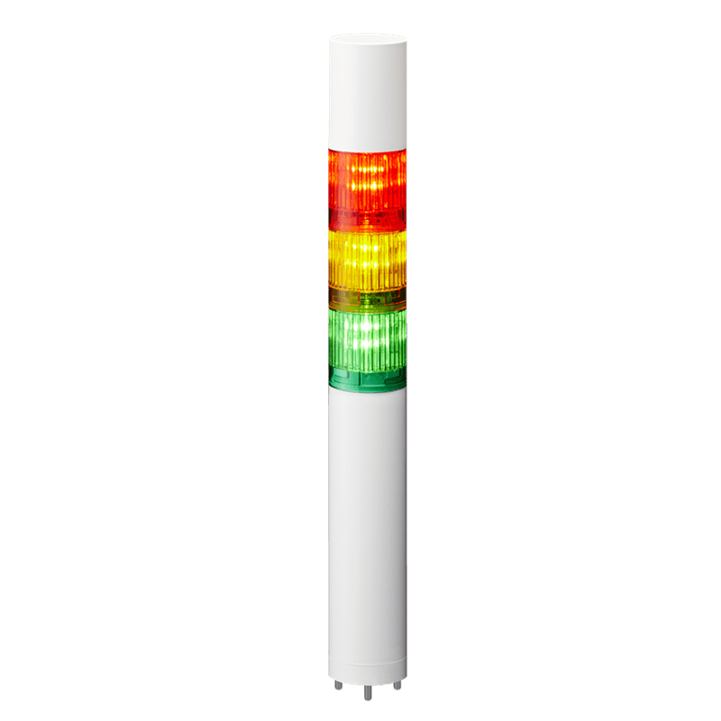 Patlite LR4-3M2WJBW-RYG 40mm, 3-tier Signal Tower, 100-240V AC, Direct Mount with Cable, Flashing/Buzzer, Off-white Body, Red, Amber and Green LED Modules Patlite LR4-3M2WJBW-RYG 40mm, 3-tier Signal Tower, 100-240V AC, Direct Mount with Cable, Flashing/Buzzer, Off-white Body, Red, Amber and Green LED Modules