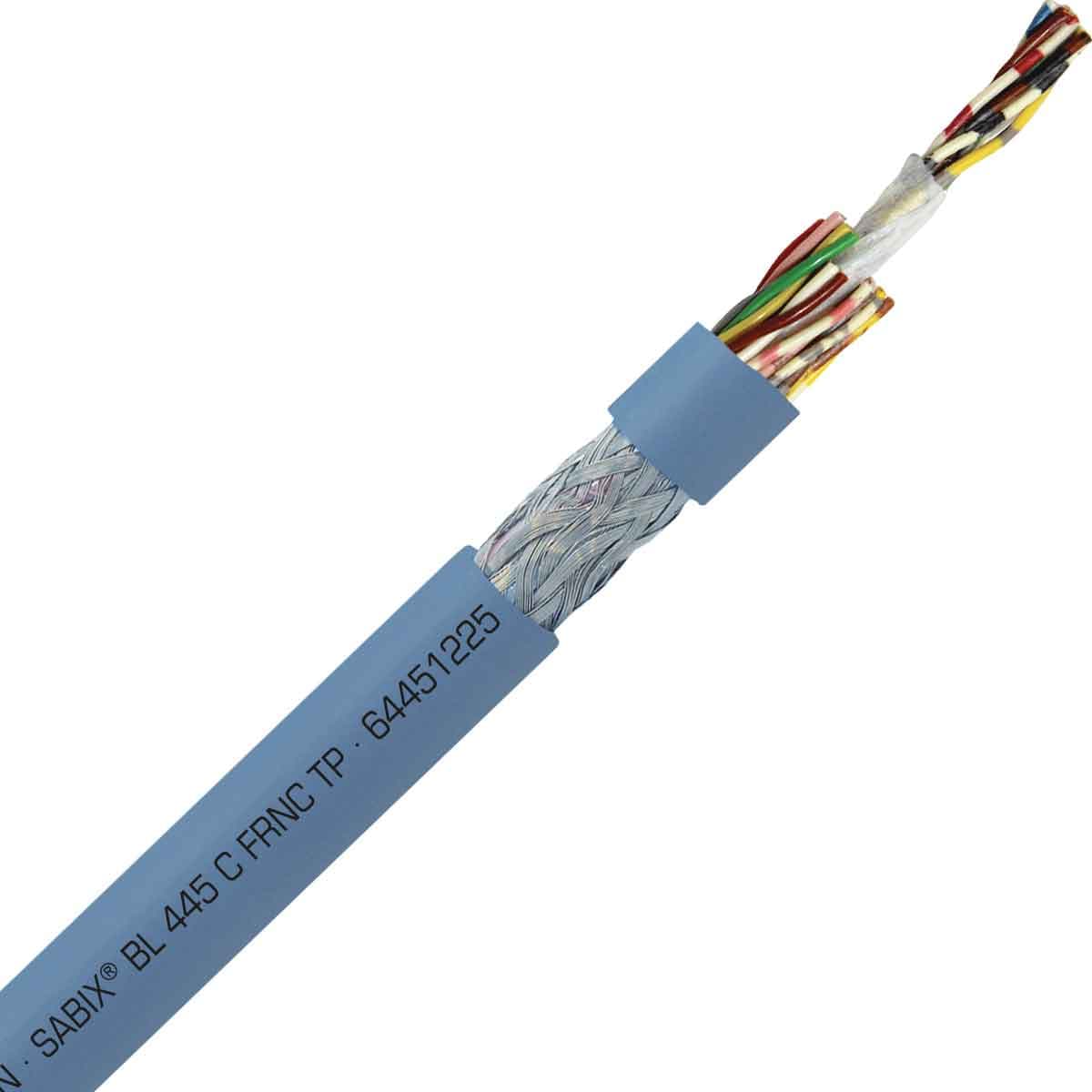 SAB 64451225 SABIX BL 445 C FRNC TP - 24 AWG/12pr, shielded halogen-free flame retardant paired flexible data cable for shipboard, DNV-GL, CE, RoHS SAB 64451225 SABIX BL 445 C FRNC TP - 24 AWG/12pr, shielded halogen-free flame retardant paired flexible data cable for shipboard, DNV-GL, CE, RoHS