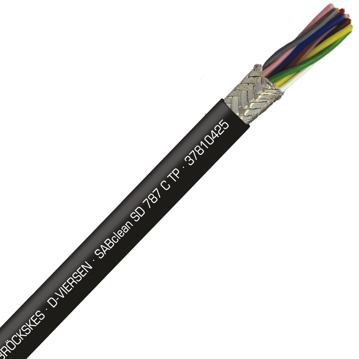 SAB 37810425 SABclean SD 787 C TP - 24 AWG/4pr, continuous flex shielded paired data cable, CE, RoHS SAB 37810425 SABclean SD 787 C TP - 24 AWG/4pr, continuous flex shielded paired data cable, CE, RoHS
