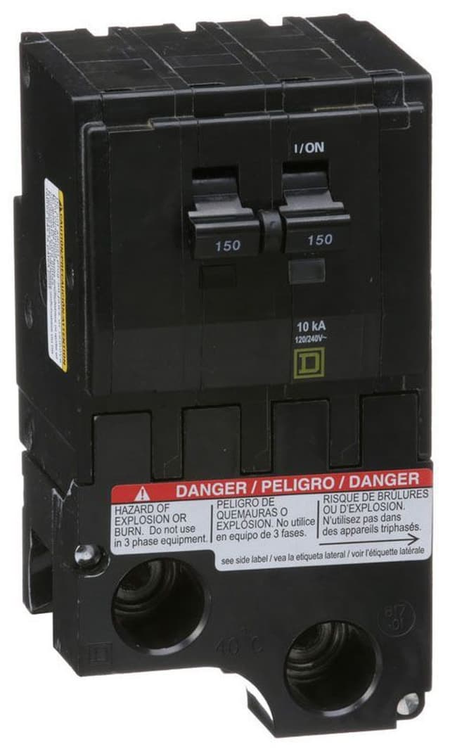 QO2150 Part Image. Manufactured by Schneider Electric.