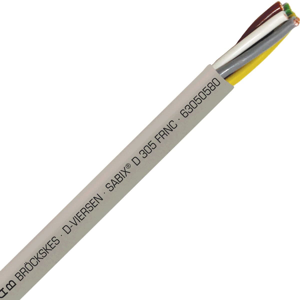 SAB 63050580 SABIX D 305 FRNC - 18 AWG/5c, halogen-free flame retardant flexible SABIX data cable, CE, RoHS SAB 63050580 SABIX D 305 FRNC - 18 AWG/5c, halogen-free flame retardant flexible SABIX data cable, CE, RoHS