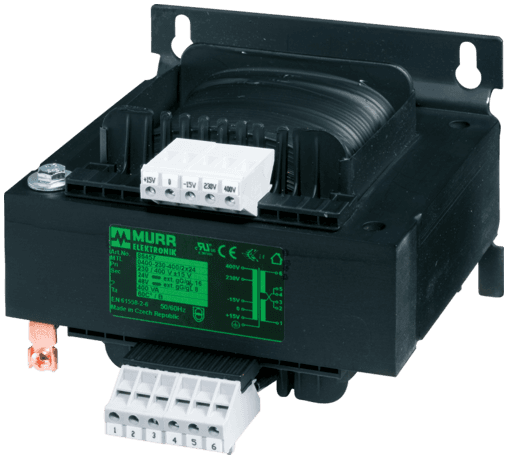 Murr Elektronik 86466 86466 Murrelektronik - MST 1-PHASE SAFETY TRANSFORMER, P: 2500VA IN: 230/400VAC+/-15VAC OUT:2x24VAC Murr Elektronik 86466 86466 Murrelektronik - MST 1-PHASE SAFETY TRANSFORMER, P: 2500VA IN: 230/400VAC+/-15VAC OUT:2x24VAC