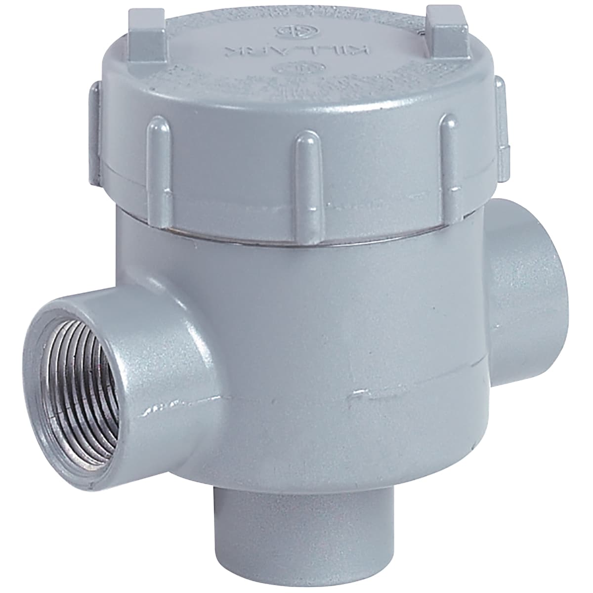 Hubbell GECCAT-1 1/2" GEC Outlet Body CAT Type, Aluminum ; Water shedding cover – suitable for wet locations when mounted in upright position. ; External cover threads on body protecting conductors from damage during pulling. ; No pinching of conductors during cover inst Hubbell GECCAT-1 1/2" GEC Outlet Body CAT Type, Aluminum ; Water shedding cover – suitable for wet locations when mounted in upright position. ; External cover threads on body protecting conductors from damage during pulling. ; No pinching of conductors during cover inst