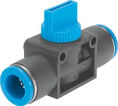 Festo 153470 shut-off valve HE-2-QS-12 Valve function: 2/2 bistable, Pneumatic connection, port 1: QS-12, Pneumatic connection, port 2: QS-12, Type of actuation: manual, Mounting type: (* Direct mounting via through-holes, * Line installation, * Optional) Festo 153470 shut-off valve HE-2-QS-12 Valve function: 2/2 bistable, Pneumatic connection, port 1: QS-12, Pneumatic connection, port 2: QS-12, Type of actuation: manual, Mounting type: (* Direct mounting via through-holes, * Line installation, * Optional)