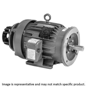 Baldor Electric Company IDVSM3665T-5 AC Motor; 5HP Power; 575VAC at 60HZ Voltage; 3 Phase; Variable Speed; 1800RPM Speed; 184TC Frame; TEFC Enclosure; Foot Mounted; C-Face; Cast Iron Housing; 20.23" Length; Inverter Duty Baldor Electric Company IDVSM3665T-5 AC Motor; 5HP Power; 575VAC at 60HZ Voltage; 3 Phase; Variable Speed; 1800RPM Speed; 184TC Frame; TEFC Enclosure; Foot Mounted; C-Face; Cast Iron Housing; 20.23" Length; Inverter Duty