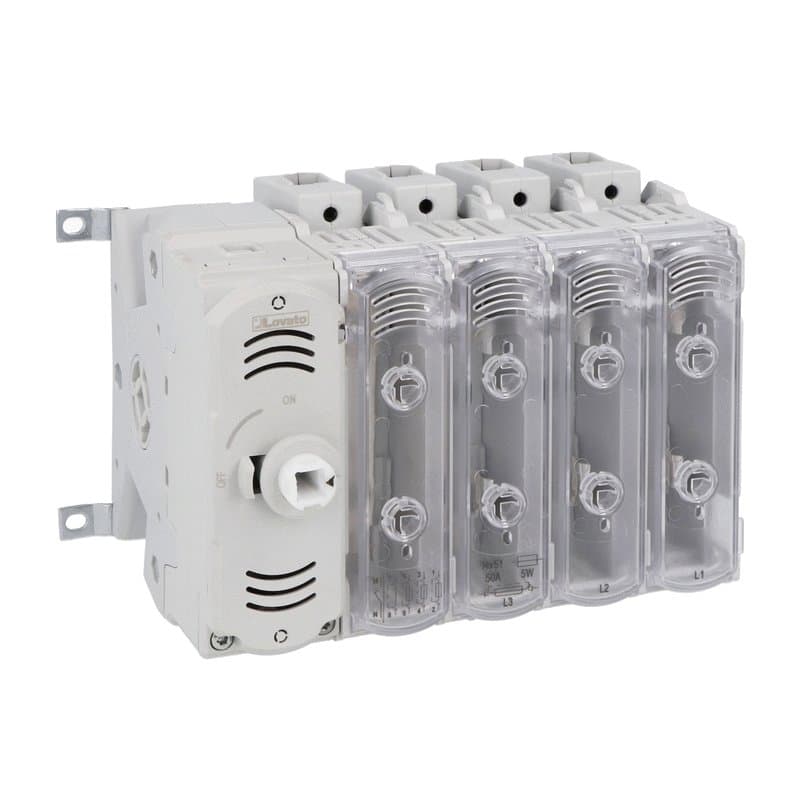Lovato Electric GEF0050FT4 GEF0050FT4 Lovato - Four-pole switch disconnector, with NFC fuse holder, 50A Lovato Electric GEF0050FT4 GEF0050FT4 Lovato - Four-pole switch disconnector, with NFC fuse holder, 50A