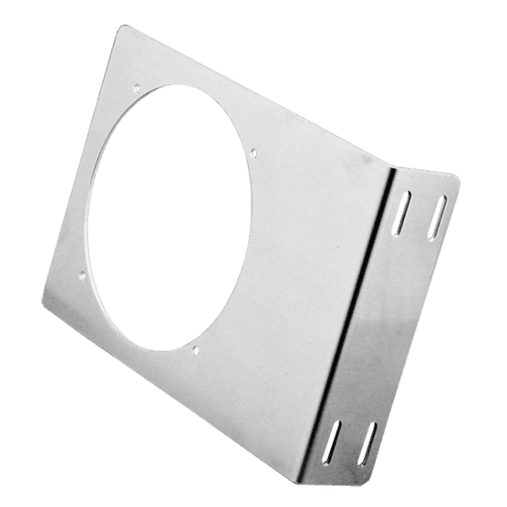 Hoffman ABRKT6 Fan Bracket, for 6-inch Compact Axial Fan, Aluminum Hoffman ABRKT6 Fan Bracket, for 6-inch Compact Axial Fan, Aluminum