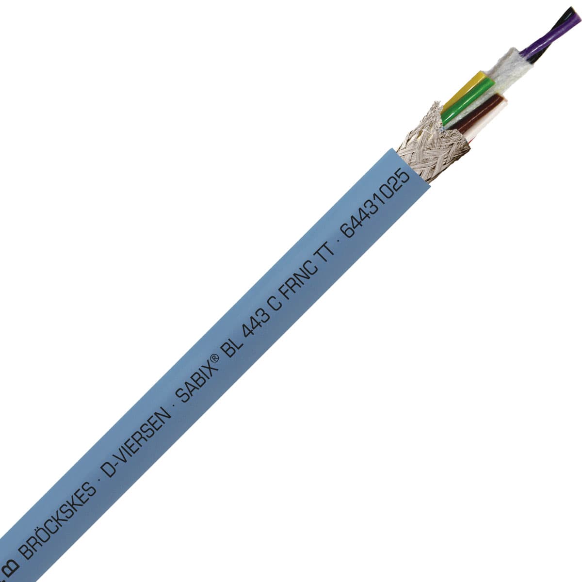 SAB 64431025 SABIX BL 443 C FRNC TT - 24 AWG/10tr, shielded halogen-free flame retardant flexible data cable for shipboard, DNV-GL, CE, RoHS SAB 64431025 SABIX BL 443 C FRNC TT - 24 AWG/10tr, shielded halogen-free flame retardant flexible data cable for shipboard, DNV-GL, CE, RoHS