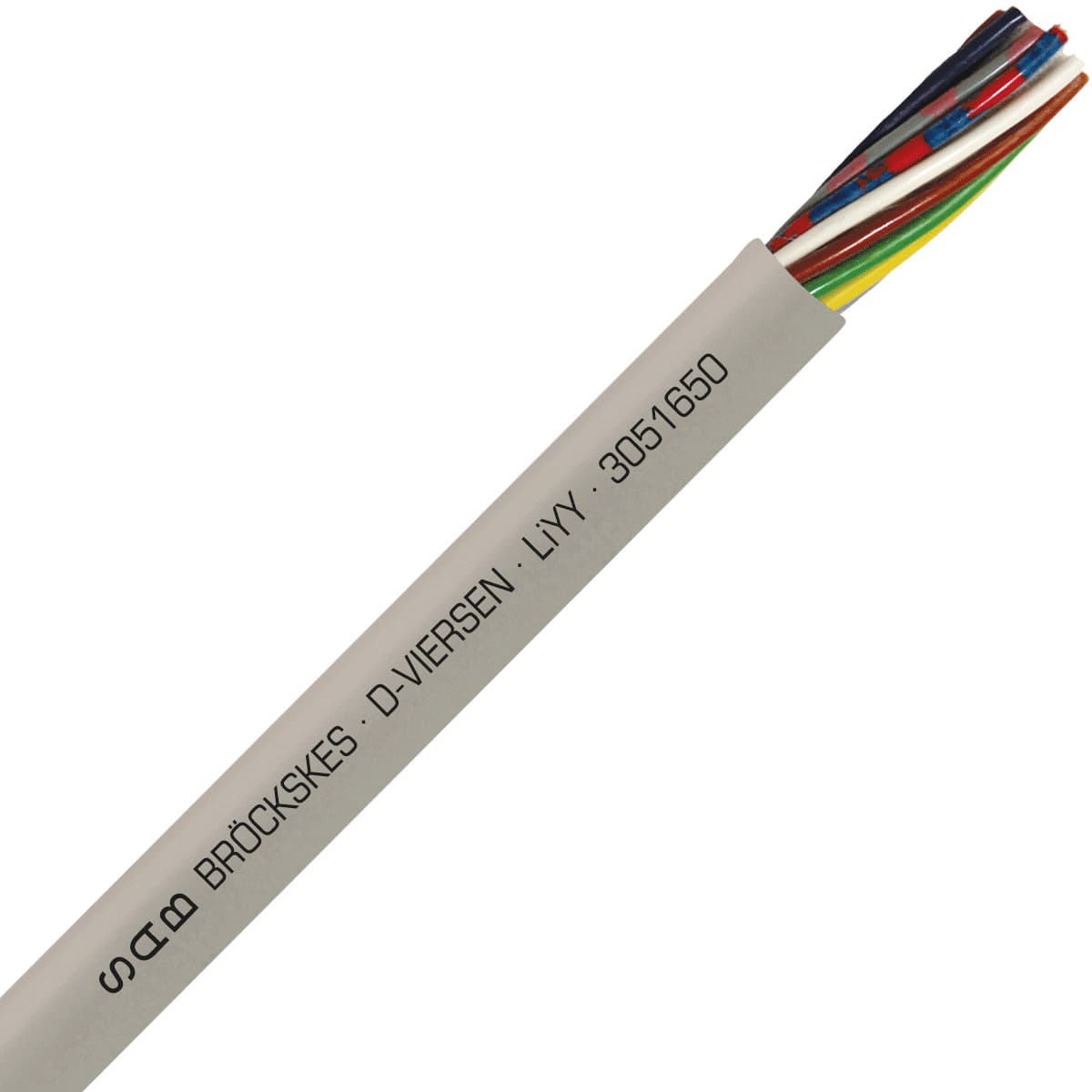 SAB 3051650 LiYY - 20 AWG/16c, multi-conductor signal and control PVC cable with DIN color code SAB 3051650 LiYY - 20 AWG/16c, multi-conductor signal and control PVC cable with DIN color code