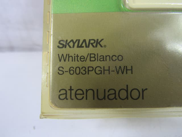 S-603PGH-WH Part Image. Manufactured by Lutron.