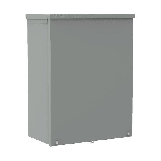 Hoffman A24R126 Screw-Cover, Type 3R, 24.00x12.00x6.00, Steel, With Knockouts Hoffman A24R126 Screw-Cover, Type 3R, 24.00x12.00x6.00, Steel, With Knockouts