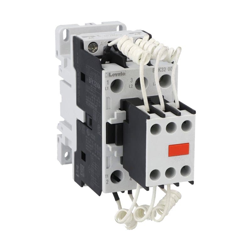 Lovato Electric BFK3200A048 BFK3200A048 Lovato - Contactor for power factor correction with AC control circuit, including limiting resistors, maximum IEC operational power 400V = 25kvar, coil 48VAC 50/60Hz Lovato Electric BFK3200A048 BFK3200A048 Lovato - Contactor for power factor correction with AC control circuit, including limiting resistors, maximum IEC operational power 400V = 25kvar, coil 48VAC 50/60Hz