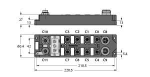 Turck FGEN-IOM88-4001/CS30007 FGEN-IOM88-4001/CS30007 Turck - FGEN-IOM88-4001/CS30007 Compact fieldbus I/O modules for EtherNet/IP, 8 digital PNP inputs, 8 digital outputs 2 A Turck FGEN-IOM88-4001/CS30007 FGEN-IOM88-4001/CS30007 Turck - FGEN-IOM88-4001/CS30007 Compact fieldbus I/O modules for EtherNet/IP, 8 digital PNP inputs, 8 digital outputs 2 A