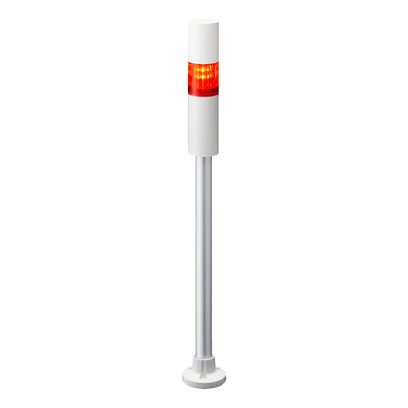 Patlite LR4-102PJBW-R 40mm 1-tier Signal Tower, 24V DC, Pole Mount with Circular Bracket and Cable, Flashing/Buzzer, Off-white Patlite LR4-102PJBW-R 40mm 1-tier Signal Tower, 24V DC, Pole Mount with Circular Bracket and Cable, Flashing/Buzzer, Off-white