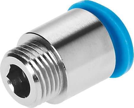 Festo 153322 push-in fitting QSMP-M8X0.75-6 male thread with internal hexagon socket. Size: Mini, Nominal size: 4 mm, Type of seal on screw-in stud: Sealing ring, Assembly position: Any, Container size: 10 Festo 153322 push-in fitting QSMP-M8X0.75-6 male thread with internal hexagon socket. Size: Mini, Nominal size: 4 mm, Type of seal on screw-in stud: Sealing ring, Assembly position: Any, Container size: 10