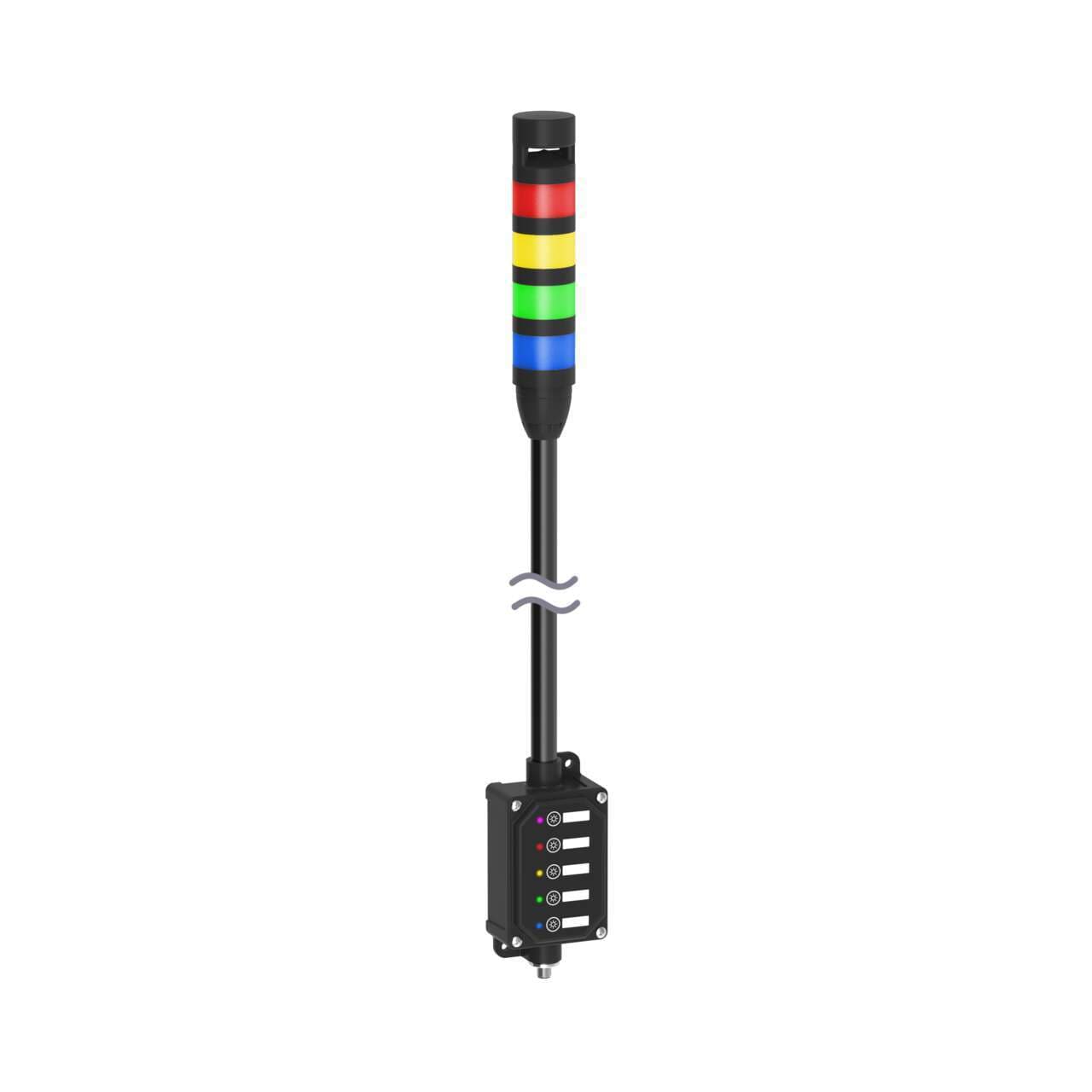 Banner LCA130T5-TL50BGYRA600Q Banner LCA130T5-TL50BGYRA600Q - Andon Tower Light Assembly: 4-Color with Audible; Voltage: 18-30 V dc; Colors: Blue Green Yellow Red; 5-pin M12 Integral QD; 5-Touch Control Module; 600 mm SOP Banner LCA130T5-TL50BGYRA600Q Banner LCA130T5-TL50BGYRA600Q - Andon Tower Light Assembly: 4-Color with Audible; Voltage: 18-30 V dc; Colors: Blue Green Yellow Red; 5-pin M12 Integral QD; 5-Touch Control Module; 600 mm SOP