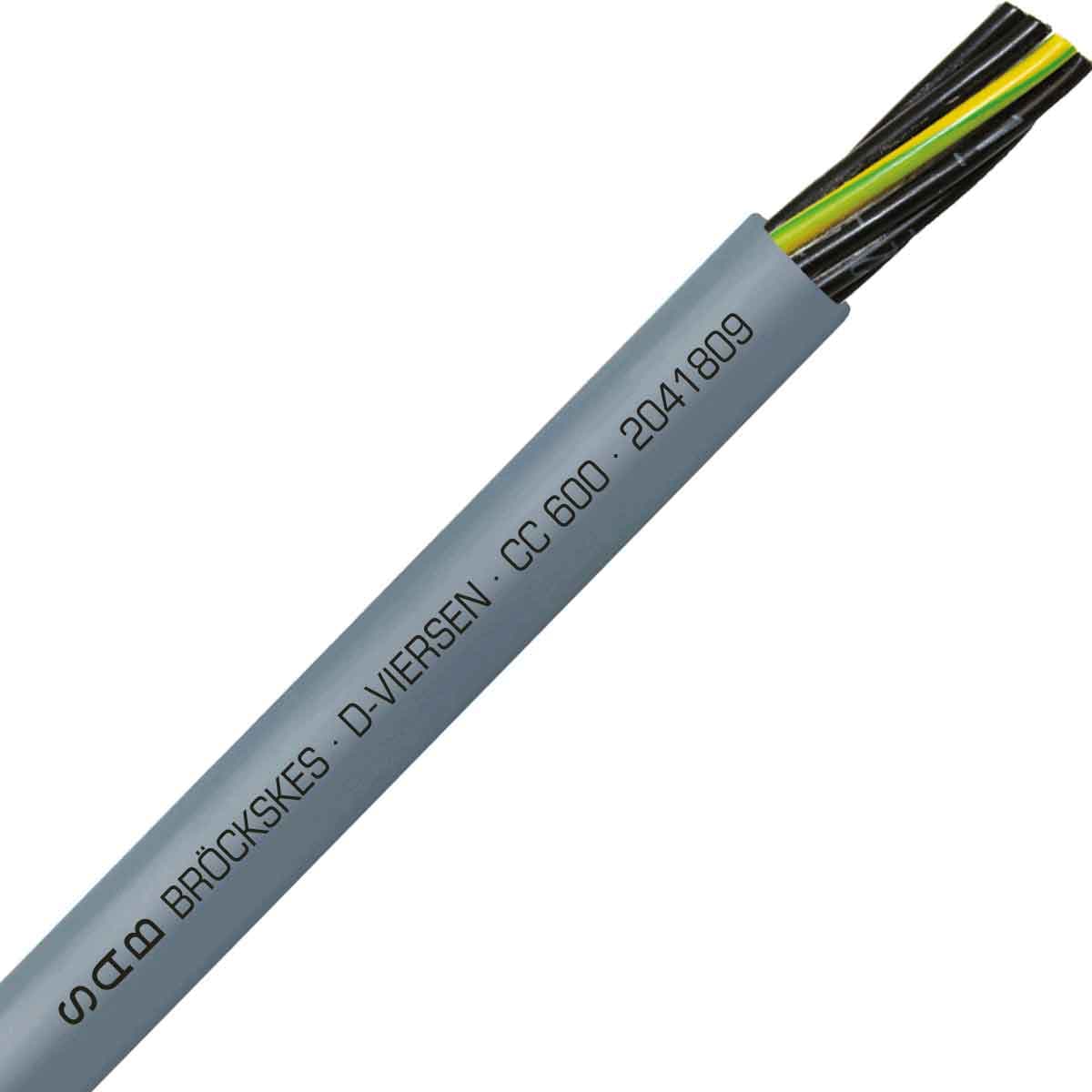 SAB 2041809 CC 600 - 18 AWG/9c, oil resistant PVC flexible control cable, 600V, UL, CSA, VDE, CE, RoHS SAB 2041809 CC 600 - 18 AWG/9c, oil resistant PVC flexible control cable, 600V, UL, CSA, VDE, CE, RoHS