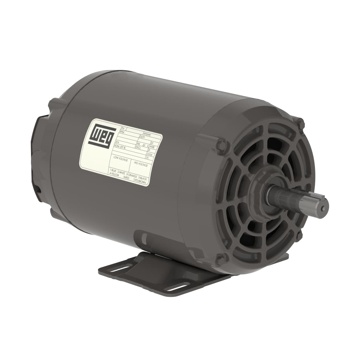 WEG .2518OS1BSPB48 Motor Split Phase 0.25 HP 4P B48 1Ph 115/208-230 V 60 Hz IC01 - ODP - Foot-mounted WEG .2518OS1BSPB48 Motor Split Phase 0.25 HP 4P B48 1Ph 115/208-230 V 60 Hz IC01 - ODP - Foot-mounted