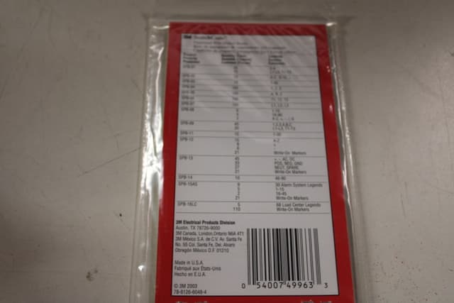 SPB-14 Part Image. Manufactured by 3M.