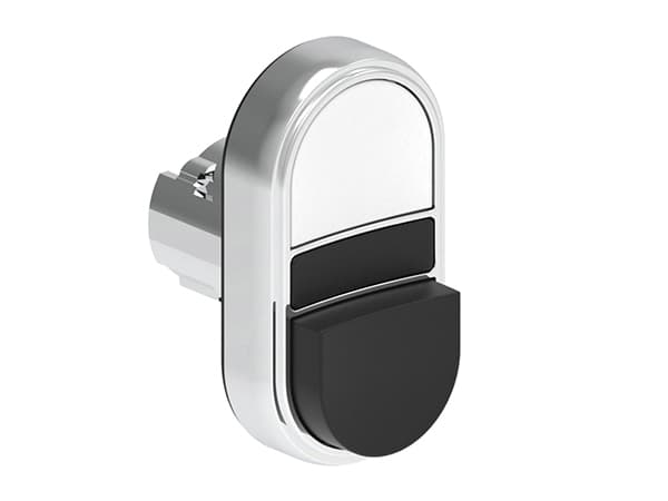 Lovato Electric LPSB7214 LPSB7214 Lovato - Double-touch actuator, spring return dia: 22mm Platinum series metal, 1 extended and 1 flush pushbuttons. Both spring return, White - Black Lovato Electric LPSB7214 LPSB7214 Lovato - Double-touch actuator, spring return dia: 22mm Platinum series metal, 1 extended and 1 flush pushbuttons. Both spring return, White - Black