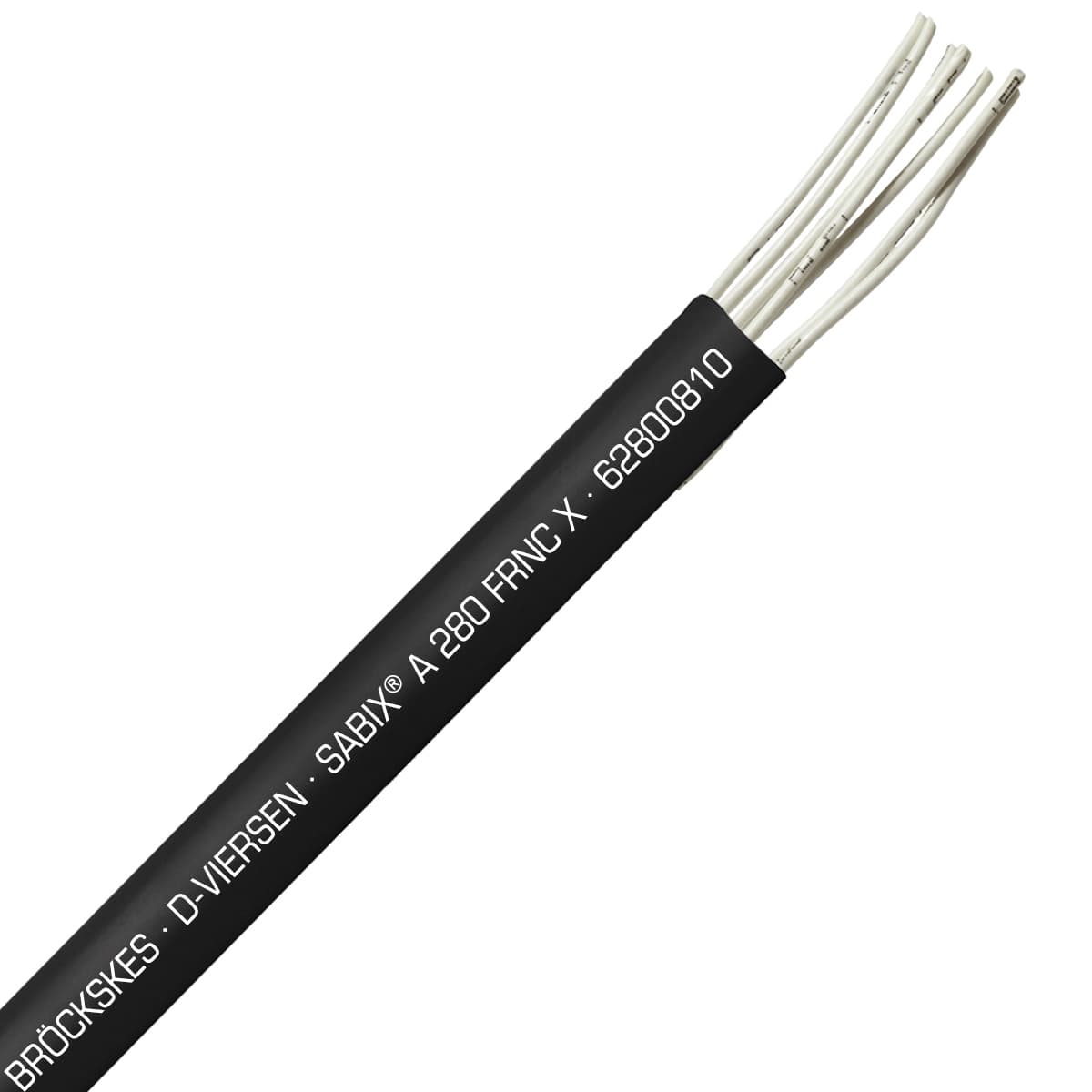 SAB 62800810 SABIX A 280 FRNC X - 18 AWG/8c, halogen-free flame retardant wiring/control cable, CE, RoHS SAB 62800810 SABIX A 280 FRNC X - 18 AWG/8c, halogen-free flame retardant wiring/control cable, CE, RoHS