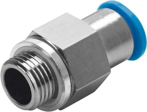 Festo 186301 push-in fitting, self-sealing QSK-G3/8-10 male thread with external hexagon. Size: Standard, Nominal size: 5,6 mm, Approved tubing type: (* PAN-, * PAN-MF-, * PAN-R-, * PAN-V0-, * PEN-, * PFAN-, * PLN-, * PTFEN-, * PUN-, * PUN-CM-, * PUN-DUO-, * PUN-H-, * Festo 186301 push-in fitting, self-sealing QSK-G3/8-10 male thread with external hexagon. Size: Standard, Nominal size: 5,6 mm, Approved tubing type: (* PAN-, * PAN-MF-, * PAN-R-, * PAN-V0-, * PEN-, * PFAN-, * PLN-, * PTFEN-, * PUN-, * PUN-CM-, * PUN-DUO-, * PUN-H-, *