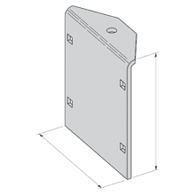 Eaton 9A-1225 9A-1225 Eaton - VERTICAL HANGER SPLICE PLATES, 5" OUTSIDE TRAY HEIGHT Eaton 9A-1225 9A-1225 Eaton - VERTICAL HANGER SPLICE PLATES, 5" OUTSIDE TRAY HEIGHT