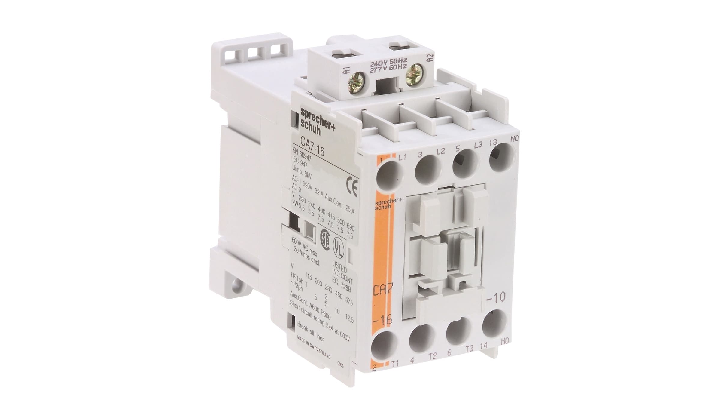 Sprecher + Schuh CA7-16E-10-24E Sprecher + Schuh CA7-16E-10-24E - CA7 Contactor, 16A, 24V DC Elec. Coil, 1NO Sprecher + Schuh CA7-16E-10-24E Sprecher + Schuh CA7-16E-10-24E - CA7 Contactor, 16A, 24V DC Elec. Coil, 1NO