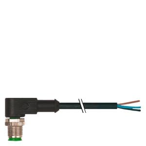 Siemens 3RK1902-4HB15-5AA0 Control cable Pre-assembled at one end M12 connector angled, 5-pole with 1.5 m cable 5 x 0.34 mm2 A-coded max. 4 A PUR sheath black Siemens 3RK1902-4HB15-5AA0 Control cable Pre-assembled at one end M12 connector angled, 5-pole with 1.5 m cable 5 x 0.34 mm2 A-coded max. 4 A PUR sheath black