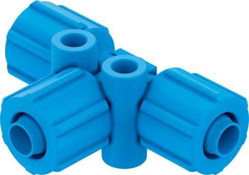 Festo 6273 t-distributor FCK-3-PK-3-KU Polymeric design. Nominal size: 2,4 mm, Assembly position: Any, Operating pressure complete temperature range: 0 - 10 bar, Pneumatic connection, port 1: for barbed connector internal diameter 3 mm with nut, Materials note: (* Festo 6273 t-distributor FCK-3-PK-3-KU Polymeric design. Nominal size: 2,4 mm, Assembly position: Any, Operating pressure complete temperature range: 0 - 10 bar, Pneumatic connection, port 1: for barbed connector internal diameter 3 mm with nut, Materials note: (*