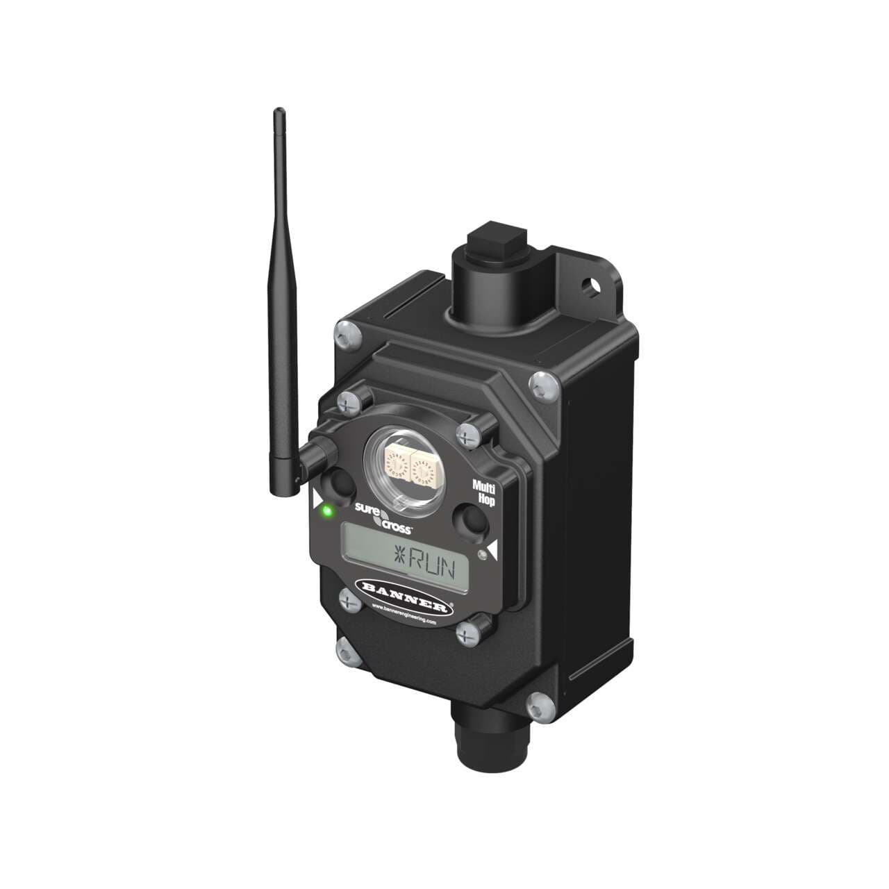 Banner DX80N9X1S-P1E NB Banner DX80N9X1S-P1E NB - DX80 Performance 900 MHz Node 1 W IP65 E; No battery installed External Antenna; Input: 2 Discrete 2 Analog Universal 2 Thermistor; Output: 2 Discrete NMOS Banner DX80N9X1S-P1E NB Banner DX80N9X1S-P1E NB - DX80 Performance 900 MHz Node 1 W IP65 E; No battery installed External Antenna; Input: 2 Discrete 2 Analog Universal 2 Thermistor; Output: 2 Discrete NMOS