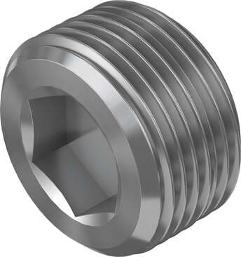 Festo 31787 blanking plug B-1-NPT Pneumatic connection, port 1: NPT1-11 1/2, Materials note: Conforms to RoHS Festo 31787 blanking plug B-1-NPT Pneumatic connection, port 1: NPT1-11 1/2, Materials note: Conforms to RoHS