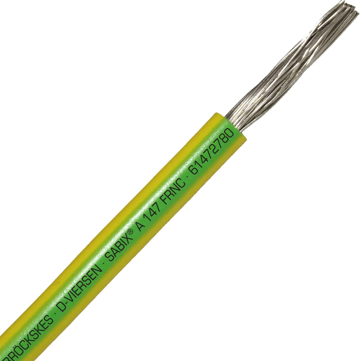 SAB 61472780 SABIX A 147 FRNC - 16 AWG/1c, flame retardant halogen-free 600V green/yellow hook-up wire, UL, CE, RoHS SAB 61472780 SABIX A 147 FRNC - 16 AWG/1c, flame retardant halogen-free 600V green/yellow hook-up wire, UL, CE, RoHS