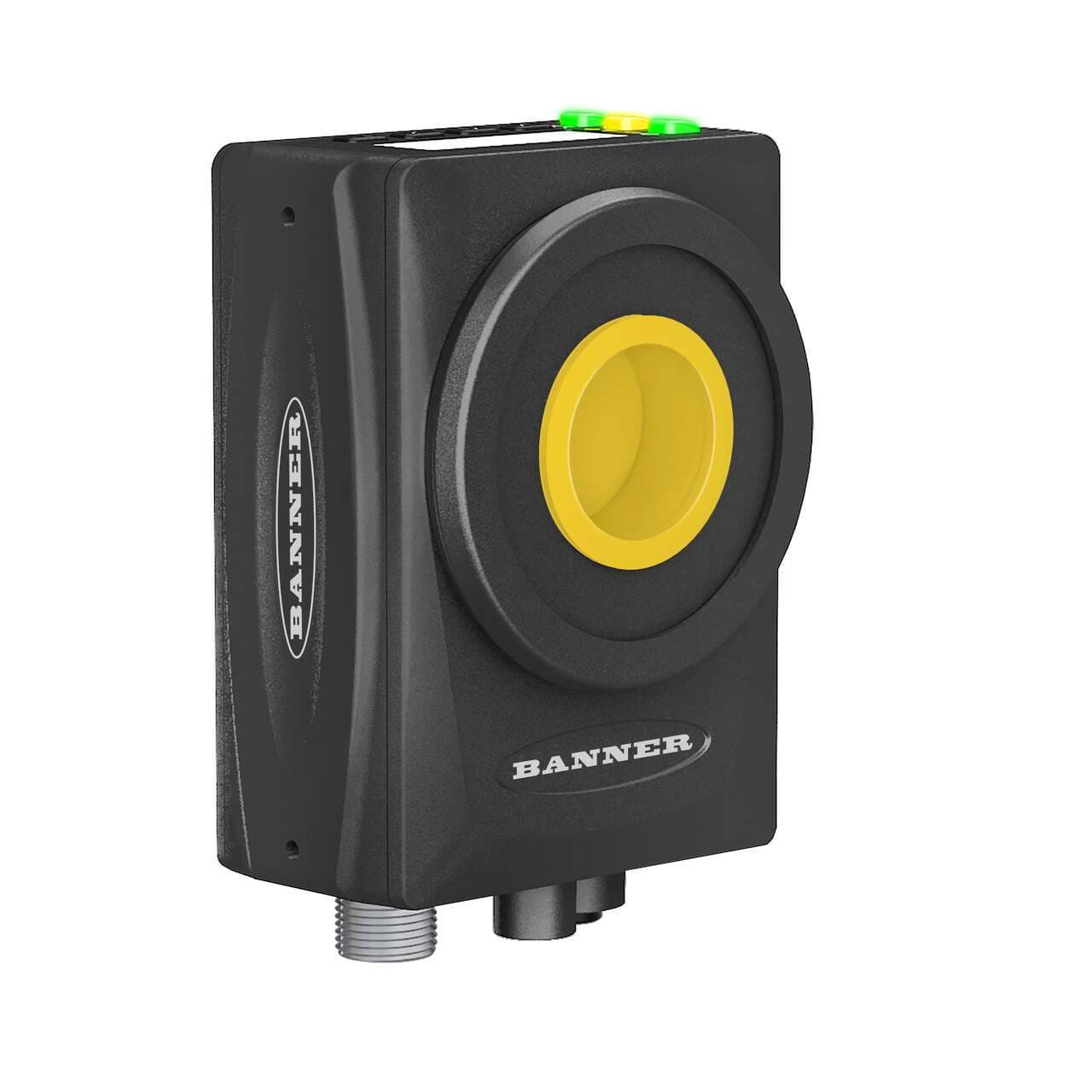 Banner VE202G1C VE Series Smart Camera with Vision + ID; Pixels: 1600 x 1200; I/O: 6 Optically Isolated; Requires 1 MQDC2S-12XX and 1 STP-M12-8XX Cable; and 1 C-mount Lens Banner VE202G1C VE Series Smart Camera with Vision + ID; Pixels: 1600 x 1200; I/O: 6 Optically Isolated; Requires 1 MQDC2S-12XX and 1 STP-M12-8XX Cable; and 1 C-mount Lens