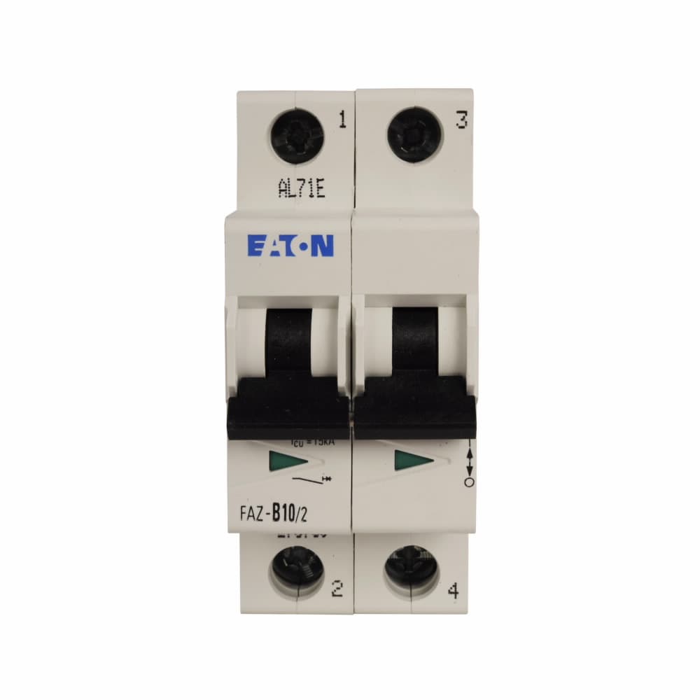 Eaton FAZ-C8/2 FAZ-C8/2 Eaton - UL 1077 Industrial Miniature Circuit Breaker - Supplementary Protector Eaton FAZ-C8/2 FAZ-C8/2 Eaton - UL 1077 Industrial Miniature Circuit Breaker - Supplementary Protector