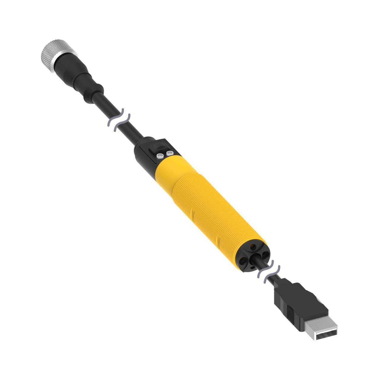 Banner MQDC-506-USB Converter Cable USB to Banner 1-WIRE; 5-pin M12; For Banner Pro Series; 0.7 m USB Cable; 1 m M12 Cable Banner MQDC-506-USB Converter Cable USB to Banner 1-WIRE; 5-pin M12; For Banner Pro Series; 0.7 m USB Cable; 1 m M12 Cable