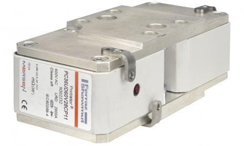 Mersen N302232 N302232 Mersen - Square Body High-Speed Fuse Protistor® Size 2x33 aR 600VAC IEC 650VAC UL 2800A With Striker Plates with Metric Threaded Holes Mersen N302232 N302232 Mersen - Square Body High-Speed Fuse Protistor® Size 2x33 aR 600VAC IEC 650VAC UL 2800A With Striker Plates with Metric Threaded Holes