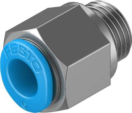 Festo 186265 push-in fitting QSM-G1/8-6 male thread with external hexagon. Size: Mini, Nominal size: 2,8 mm, Type of seal on screw-in stud: Sealing ring, Assembly position: Any, Container size: 10 Festo 186265 push-in fitting QSM-G1/8-6 male thread with external hexagon. Size: Mini, Nominal size: 2,8 mm, Type of seal on screw-in stud: Sealing ring, Assembly position: Any, Container size: 10