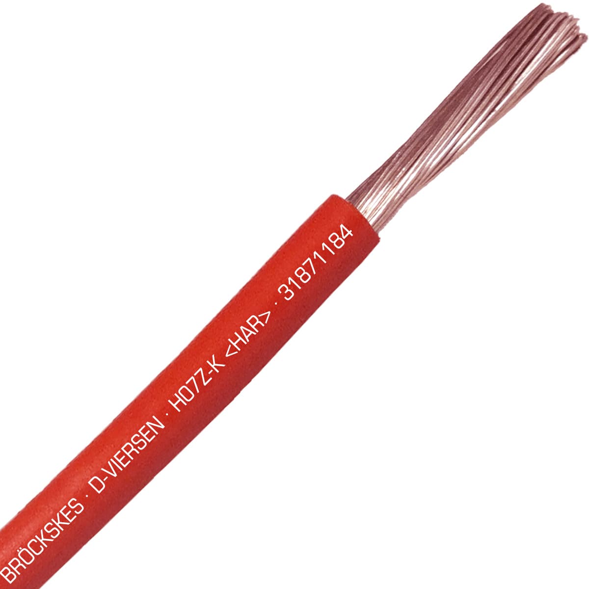 SAB 31871184 H07Z-K (HAR/CE) - 14 AWG halogen-free hook-up wire, Red SAB 31871184 H07Z-K (HAR/CE) - 14 AWG halogen-free hook-up wire, Red