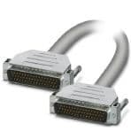 Phoenix Contact 1075553 Assembled, shielded, halogen-free round cable; connection 1: D-SUB pin strip (1x 50-position); connection 2: D-SUB pin strip (1x 50-position); cable length: variable Phoenix Contact 1075553 Assembled, shielded, halogen-free round cable; connection 1: D-SUB pin strip (1x 50-position); connection 2: D-SUB pin strip (1x 50-position); cable length: variable