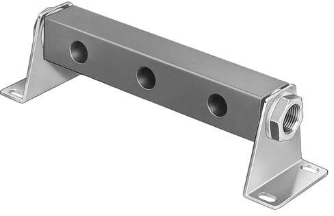 Festo 9189 supply manifold PAL-5-1/4-3 Max. number of valve positions: 3, Product weight: 405 g, Mounting type: With mounting bracket, Pneumatic connection, port 1: G3/8, Materials note: Conforms to RoHS Festo 9189 supply manifold PAL-5-1/4-3 Max. number of valve positions: 3, Product weight: 405 g, Mounting type: With mounting bracket, Pneumatic connection, port 1: G3/8, Materials note: Conforms to RoHS